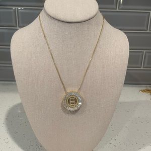 E Letter Necklace